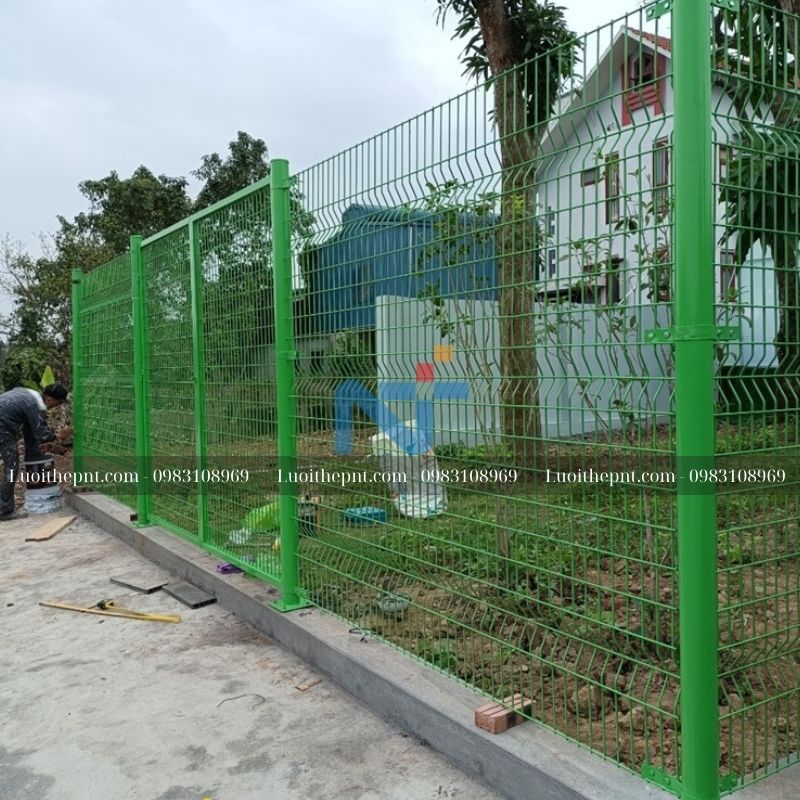 Hàng rào lưới thép hàn sơn tĩnh điện